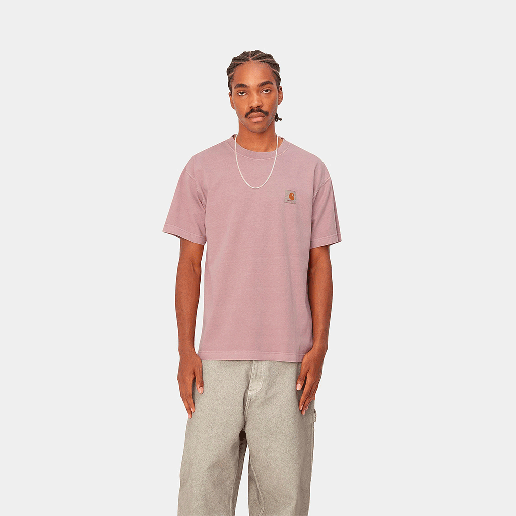 S/S Vista T-Shirt Glassy Pink Pigment Dyed