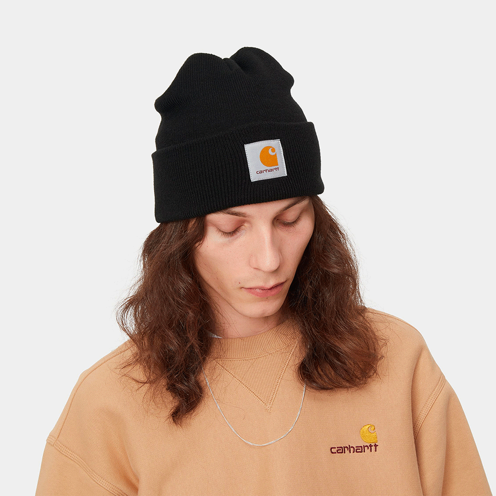 Short Watch Hat Black