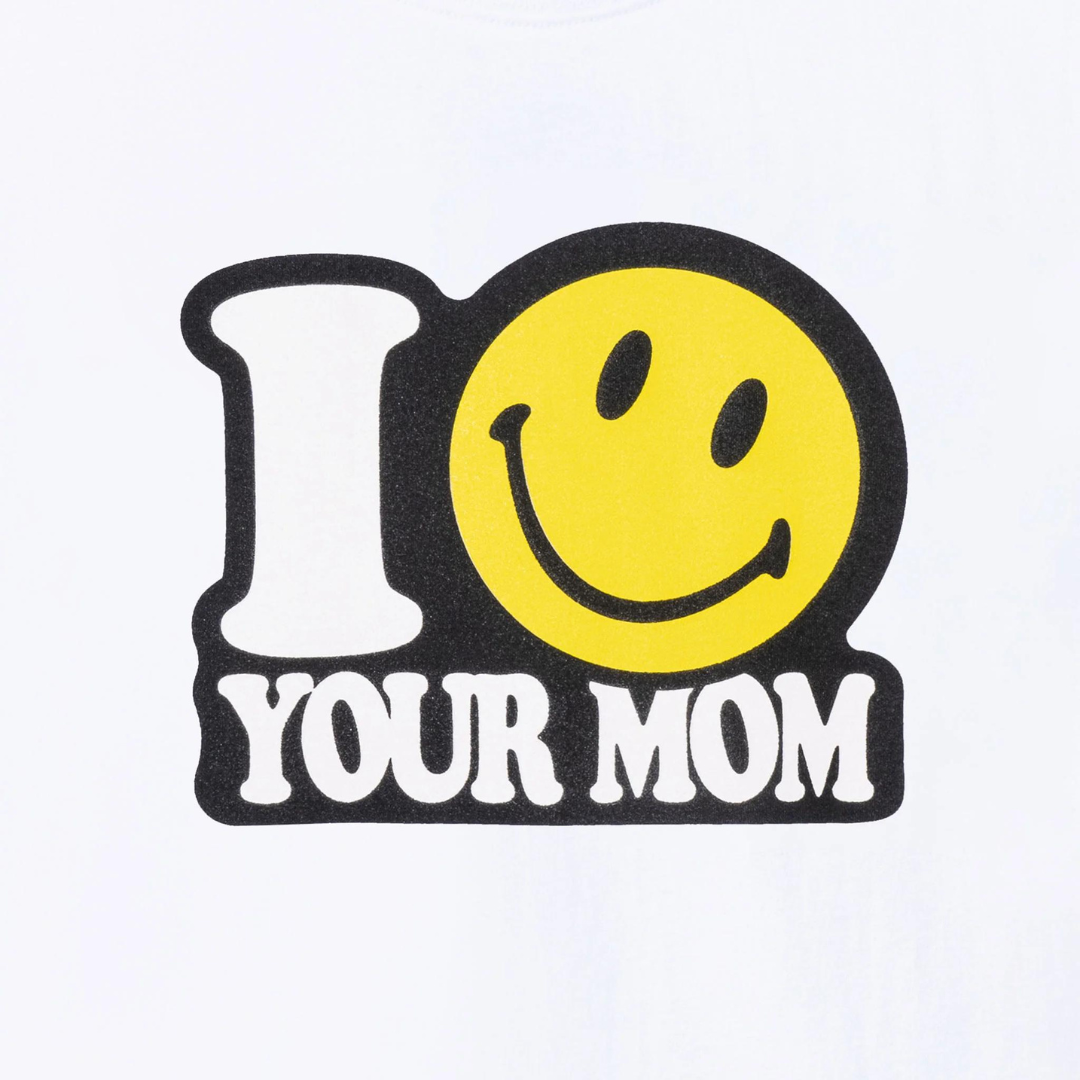Smiley Your Mom T-Shirt White