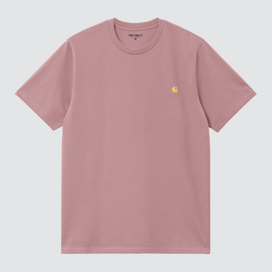 S/S Chase T-Shirt Glassy Pink / Gold