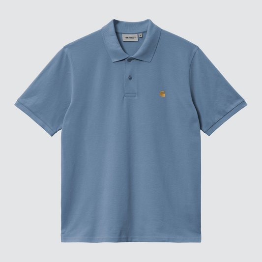 S/S Chase Pique Polo Sorrent / Gold