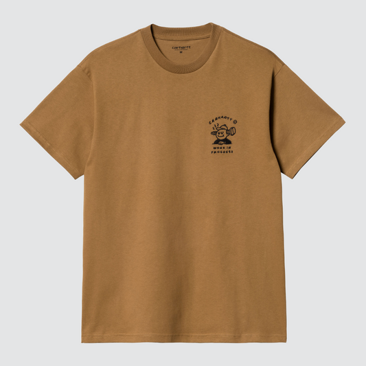 S/S Icons T-Shirt Hamilton Brown / Black