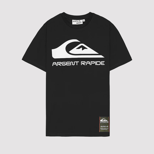 T-Shirt Source Black Argent Rapide Avnier Quiksilver