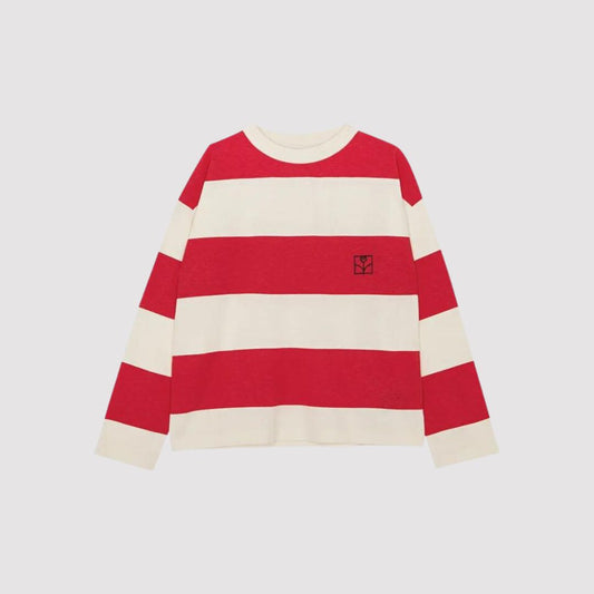Red Stripes LS T-Shirt Red