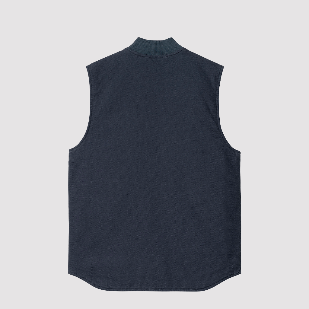 Classic Vest Blue Heavy Stone Wash