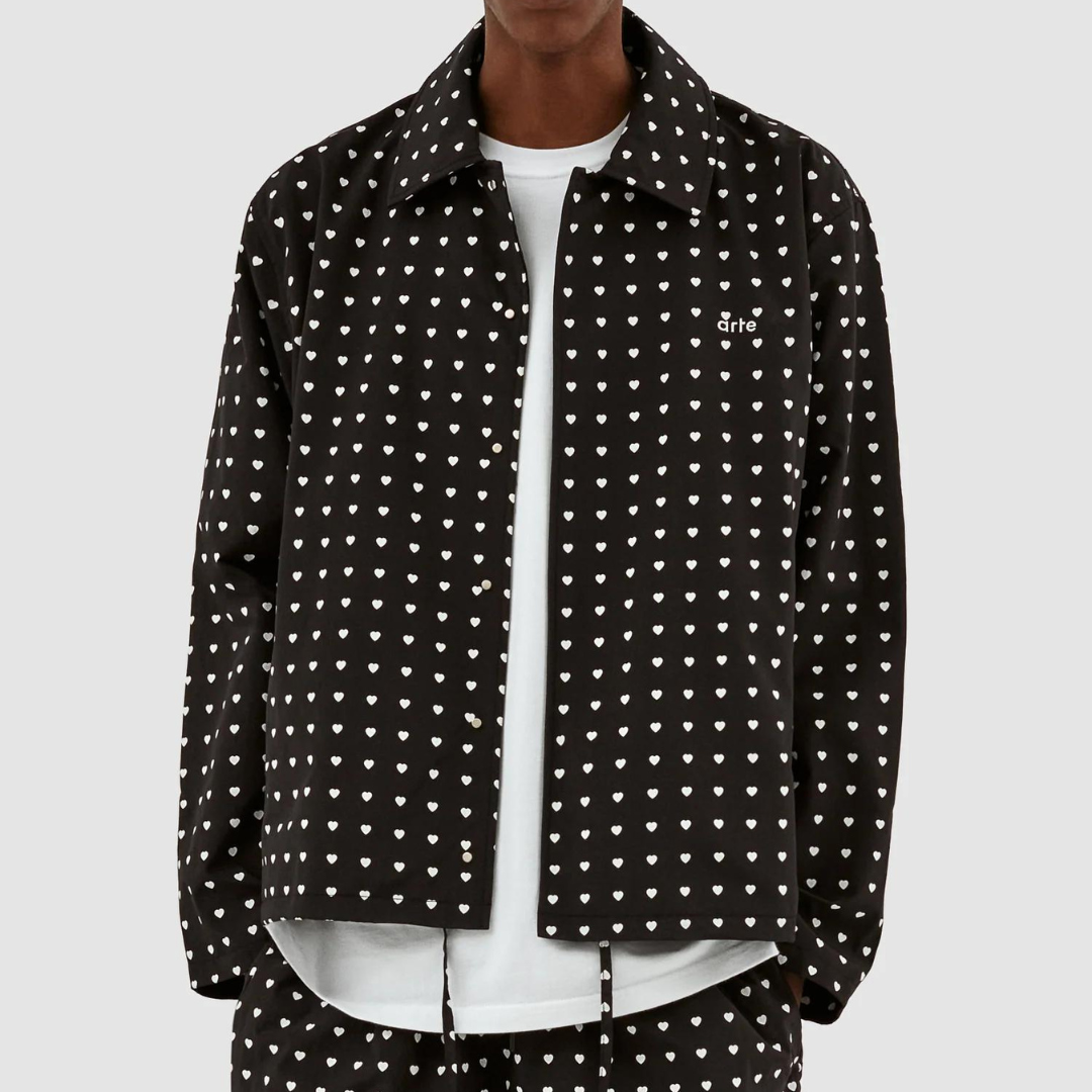 Jules Heart Jacket Black / White