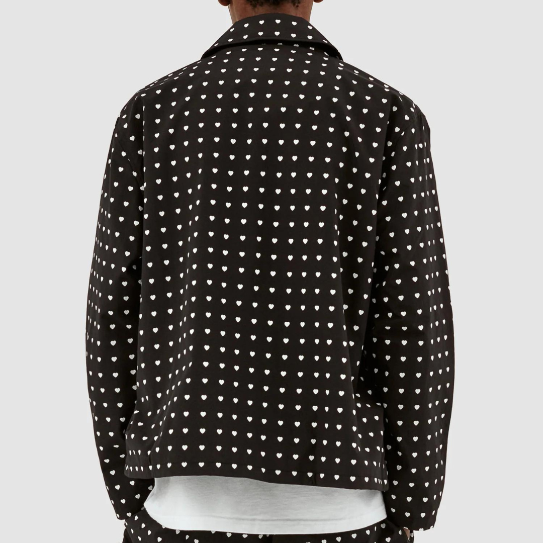 Jules Heart Jacket Black / White