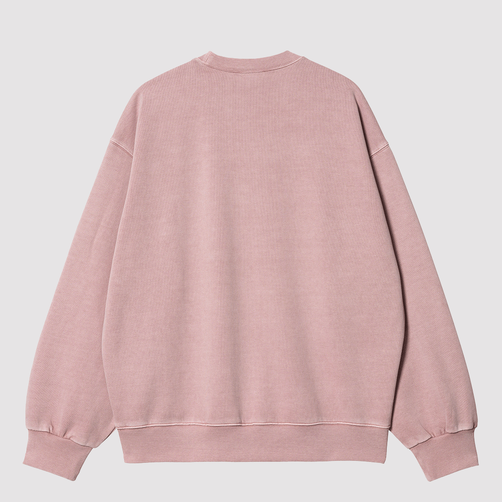 Vista Sweat Glassy Pink Garment Dyed