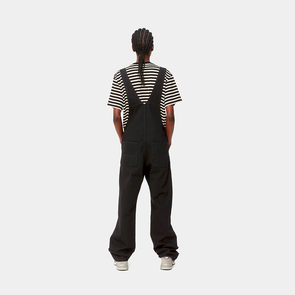 W' Nash Overall Straight Black Rinsed