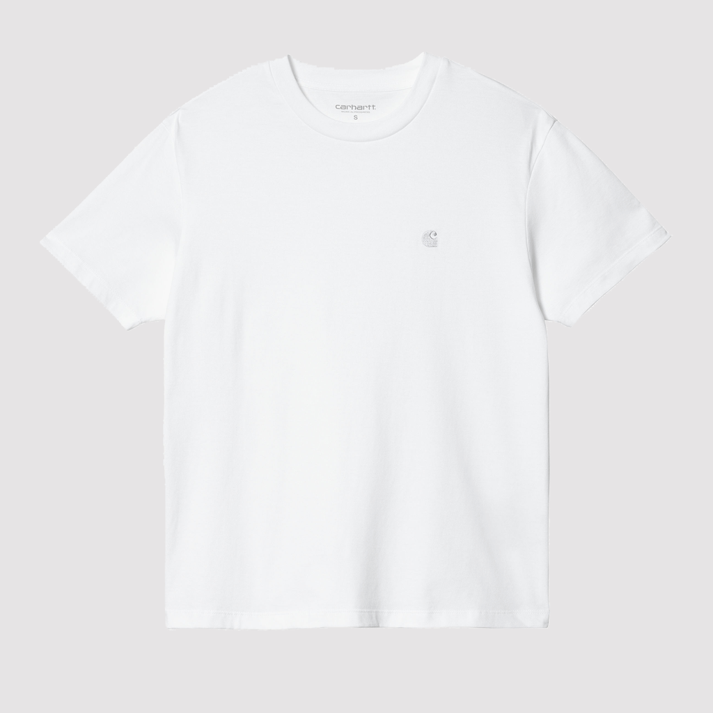 W' S/S Casey T-Shirt White / Silver