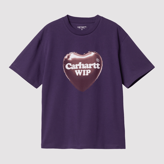 W' S/S Heart Balloon T-Shirt Cassis