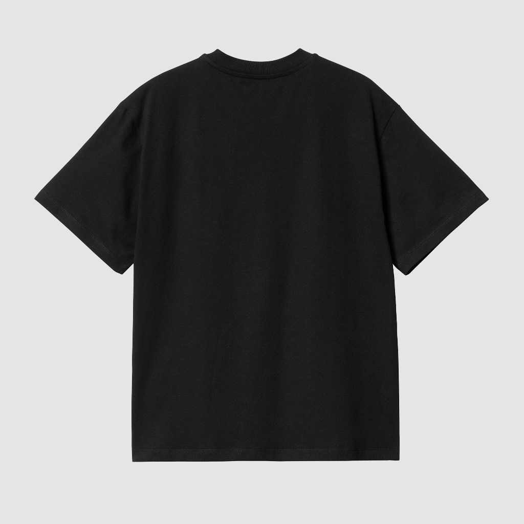 W' S/S Heart Patch T-Shirt Black