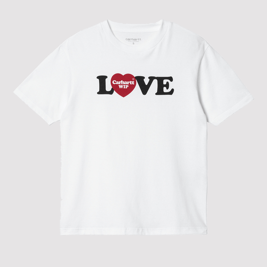 W' S/S Love T-Shirt White