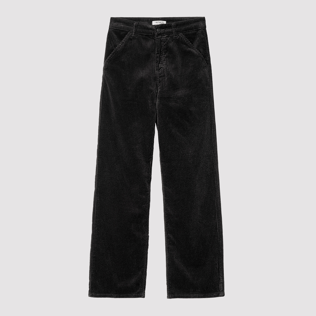 W' Simple Pant Corduroy Black Rinsed