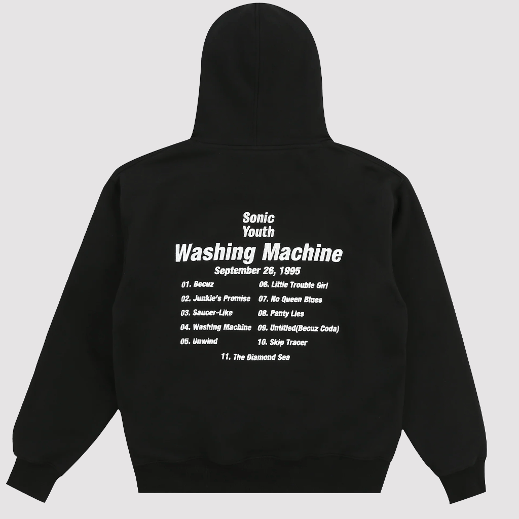 Washing Machine Hoodie Black