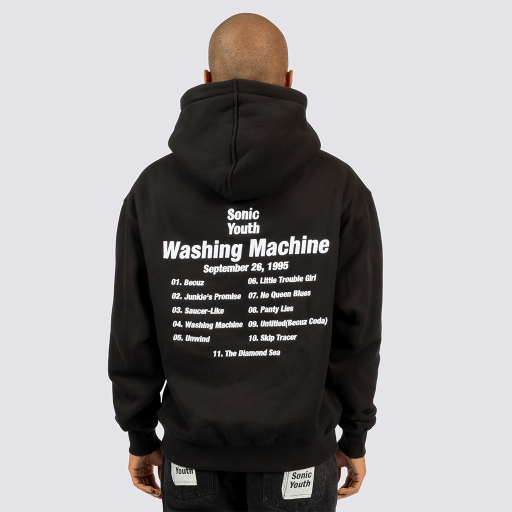 Washing Machine Hoodie Black