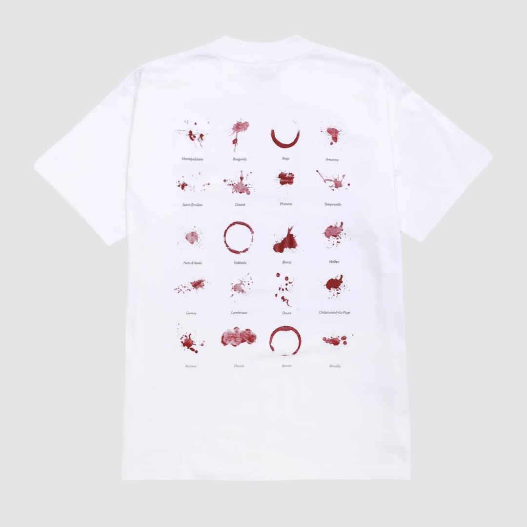 Wine Spill T-Shirt White