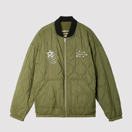 Baseline Quilted Jacket Light Army