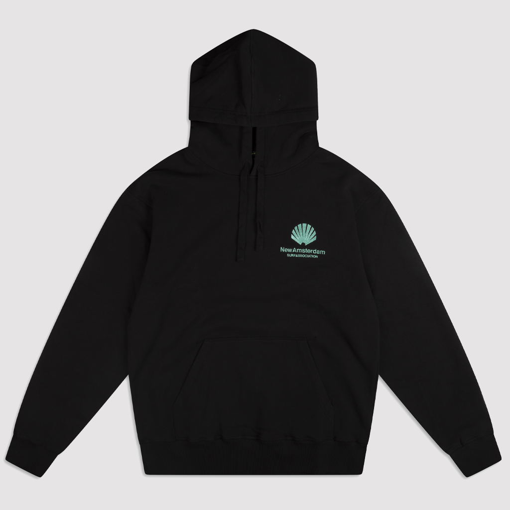 Logo Hoodie Black / Pool