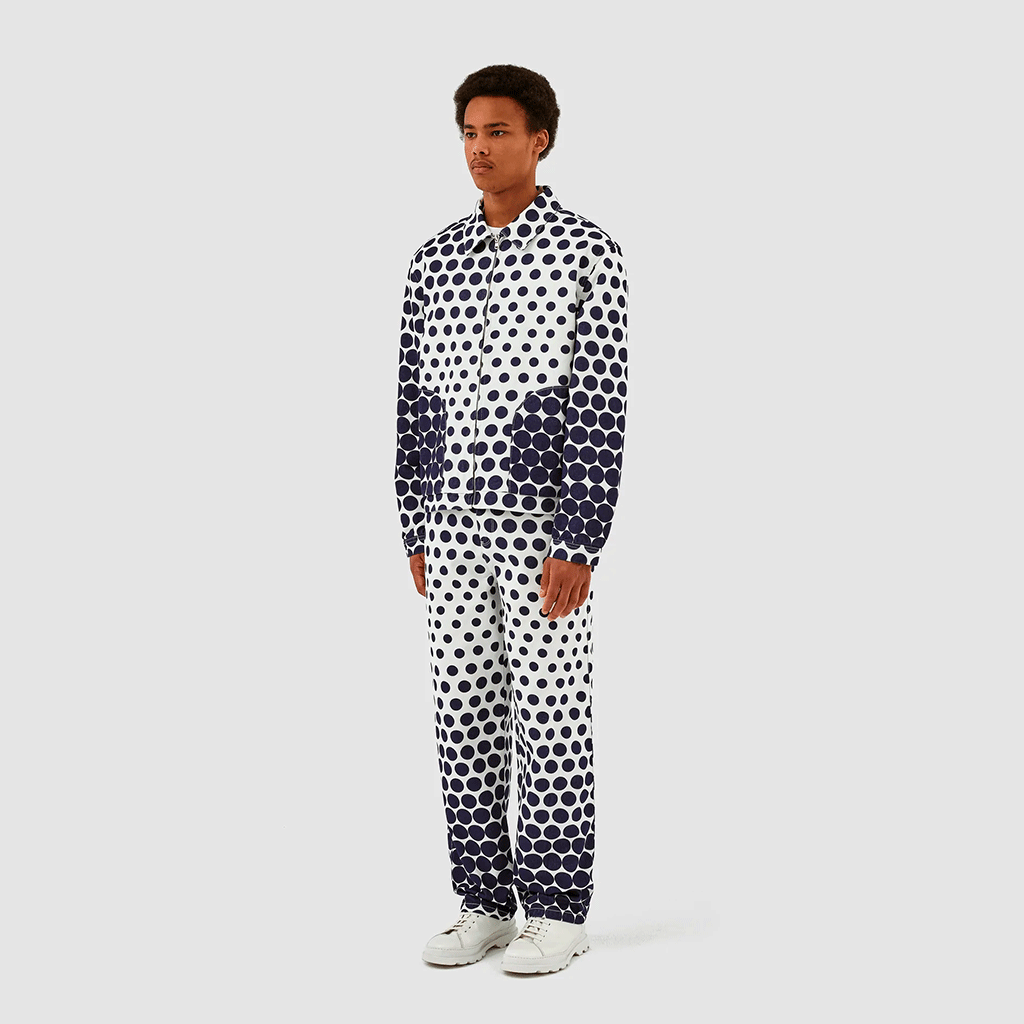 Jackson Dots Jacket Blue / White
