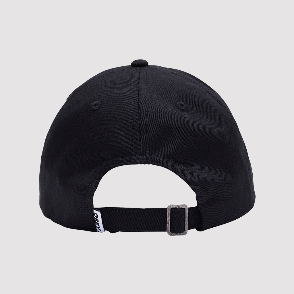 Obey Bold Strapback Hat Black