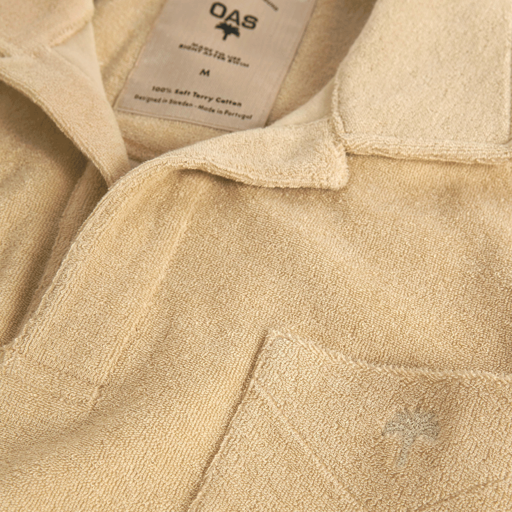Beige Polo Terry Shirt