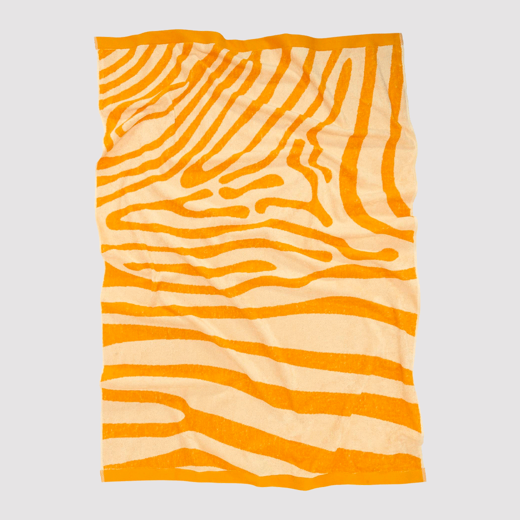 Yellow Maze Towel