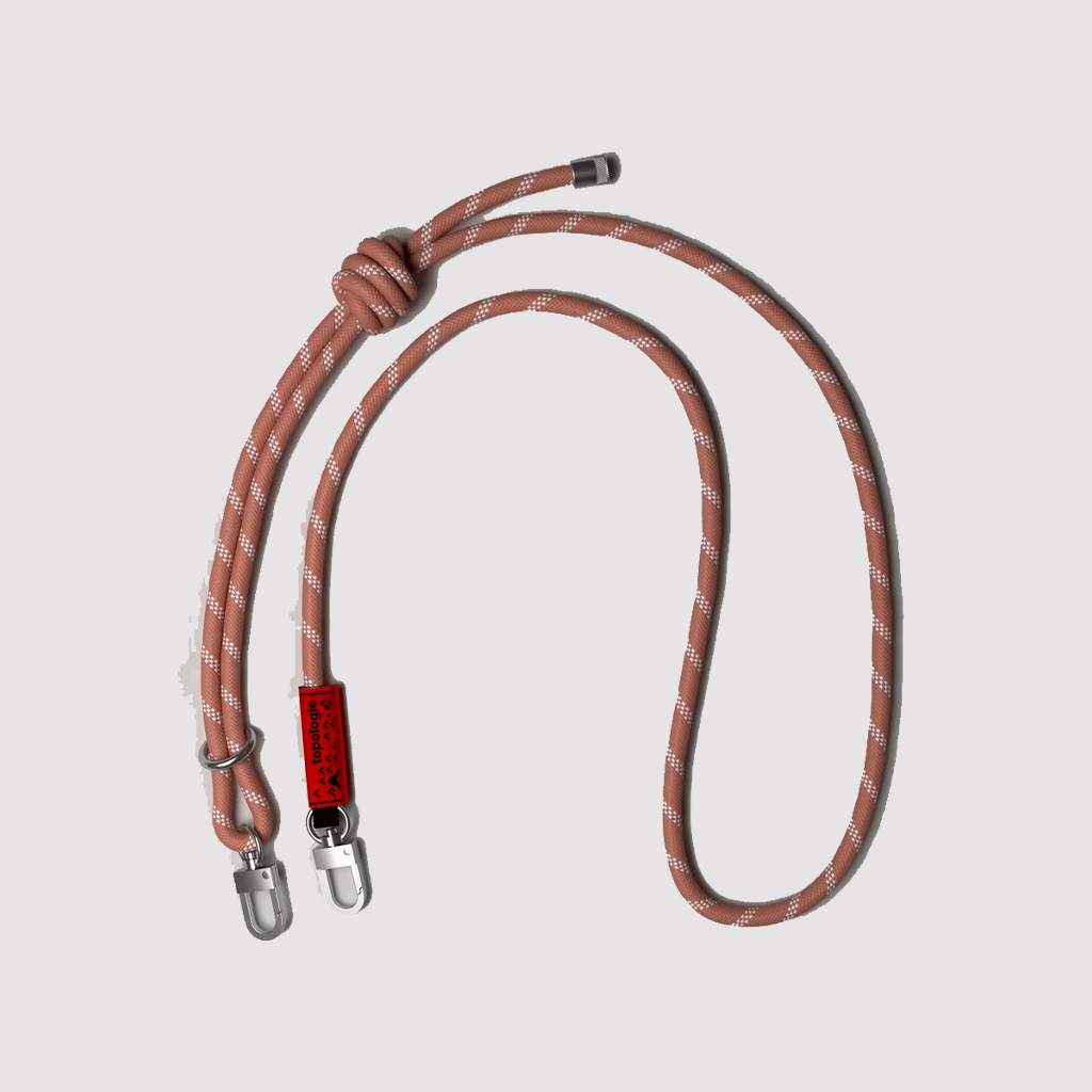 Topologie 8.0mm Rope Strap Peach Patterned