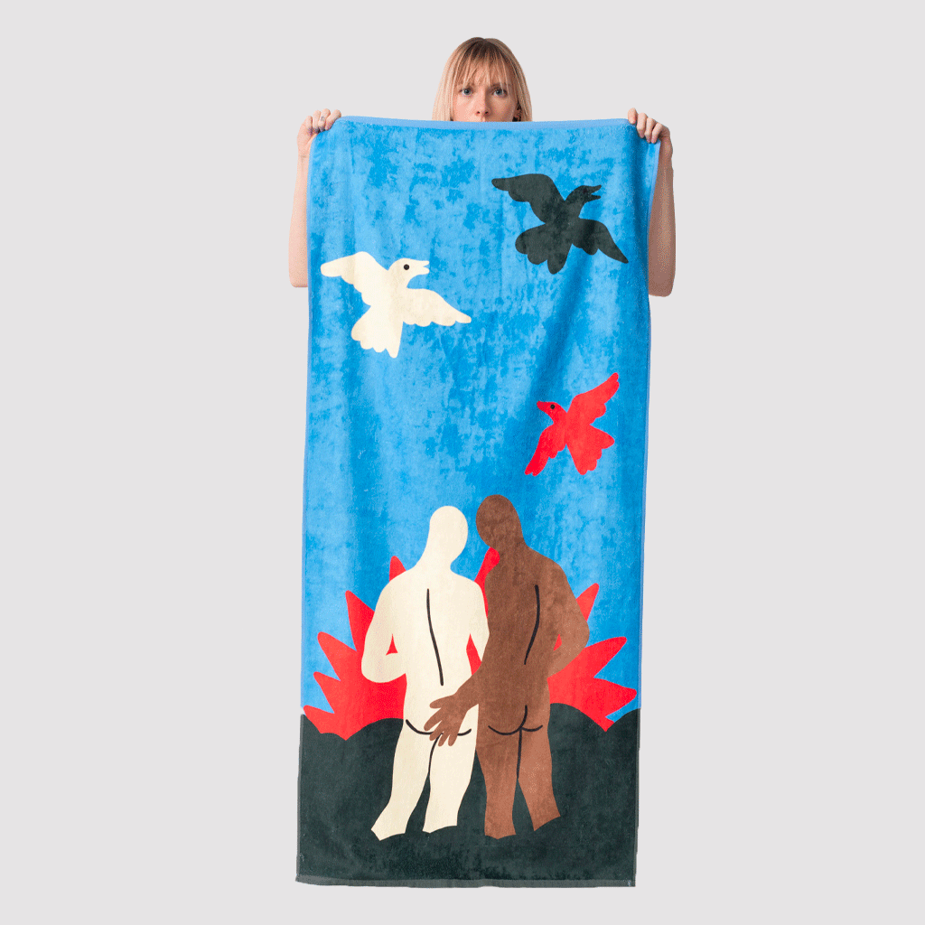 Men On Fire Towel All Over Print