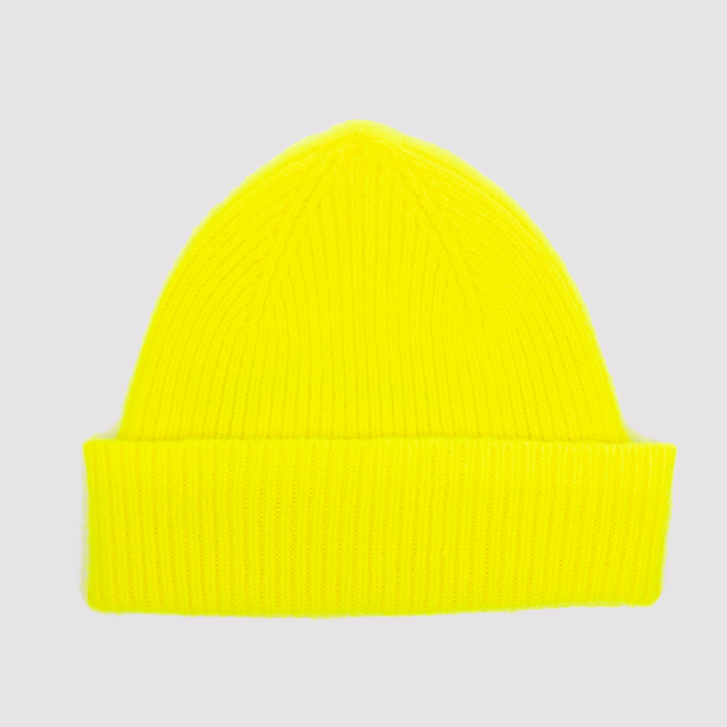 Fluoro Lambswool Barra Hat - Neon Yellow