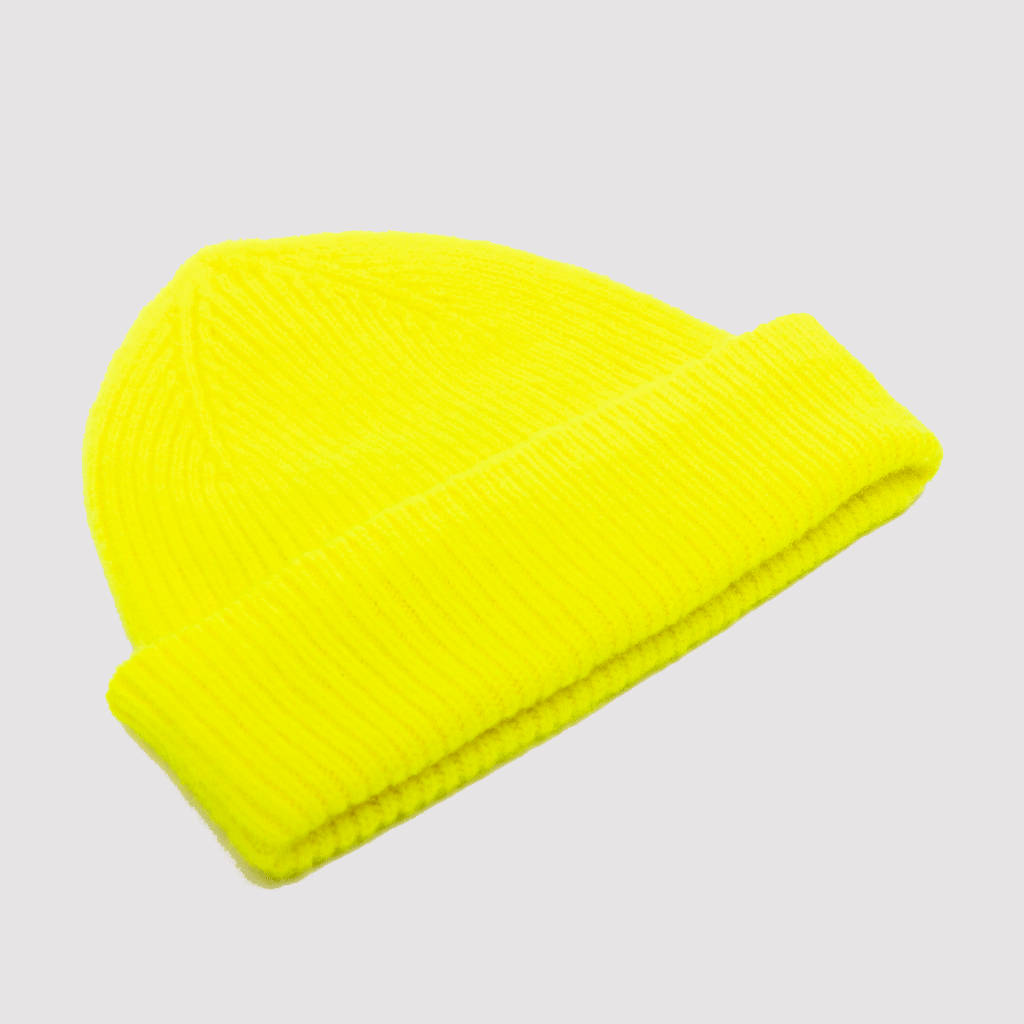 Fluoro Lambswool Barra Hat - Neon Yellow