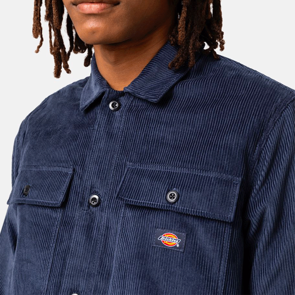 Higginson Shirt LS Navy Blue