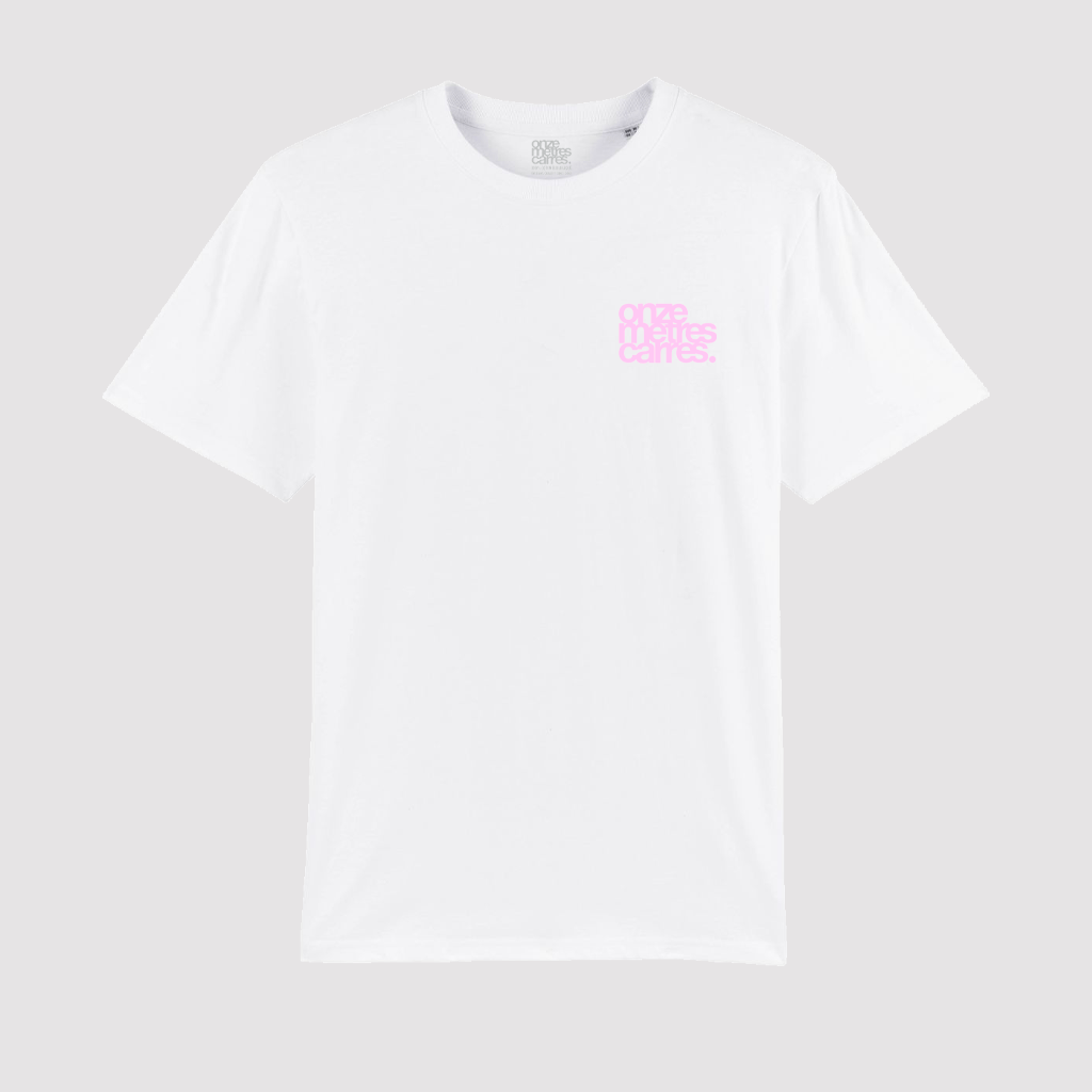 T-Shirt Leopard White / Pink