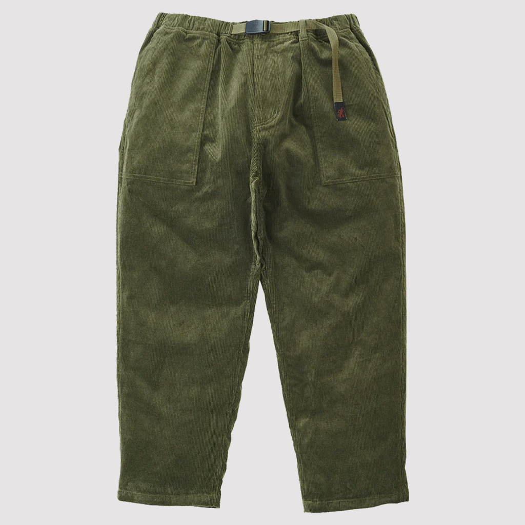 Corduroy Loose Tapered Pant Olive
