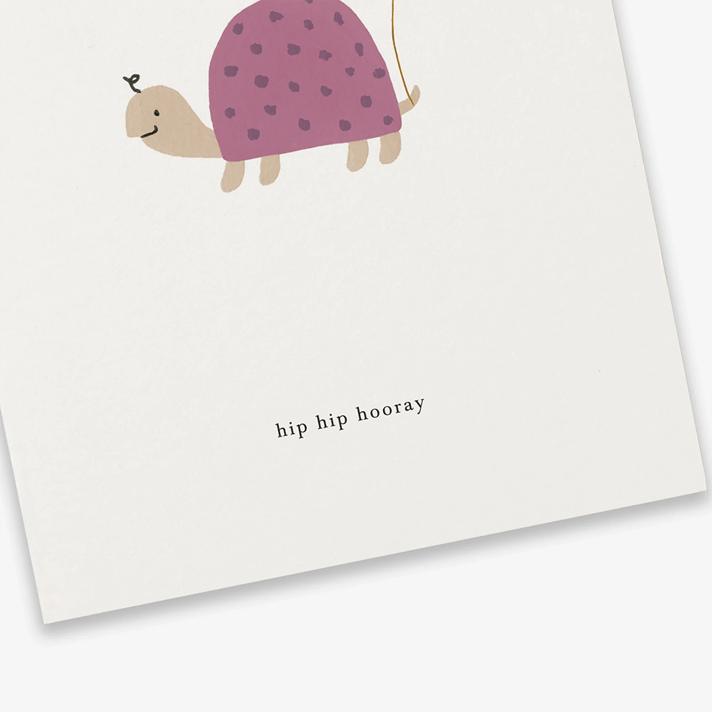 Greeting Card Birthday Turtle