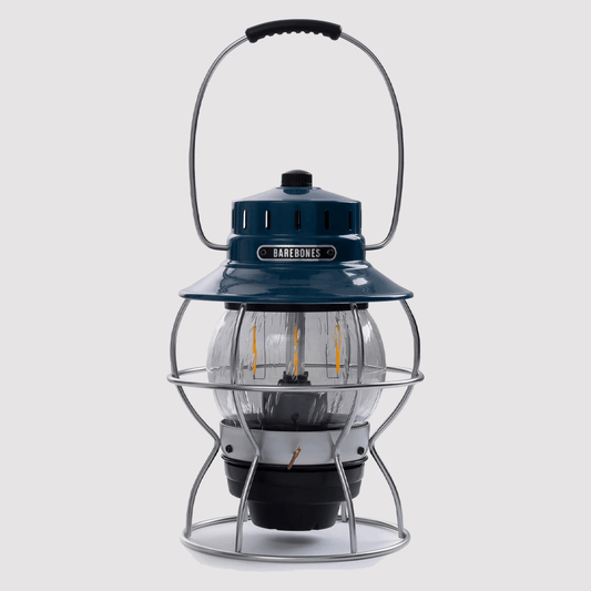 Railroad Lantern Ocean Blue