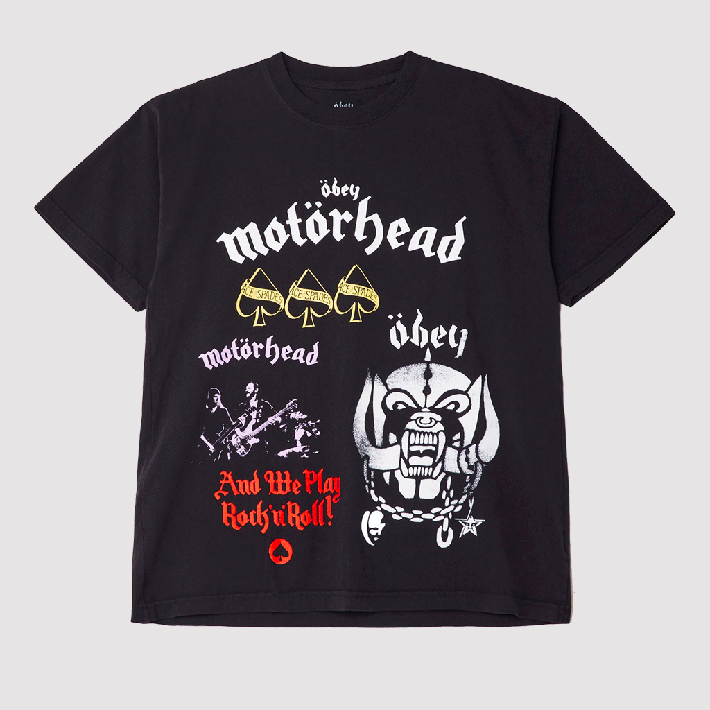 Obey Motorhead Test Print T-Shirt