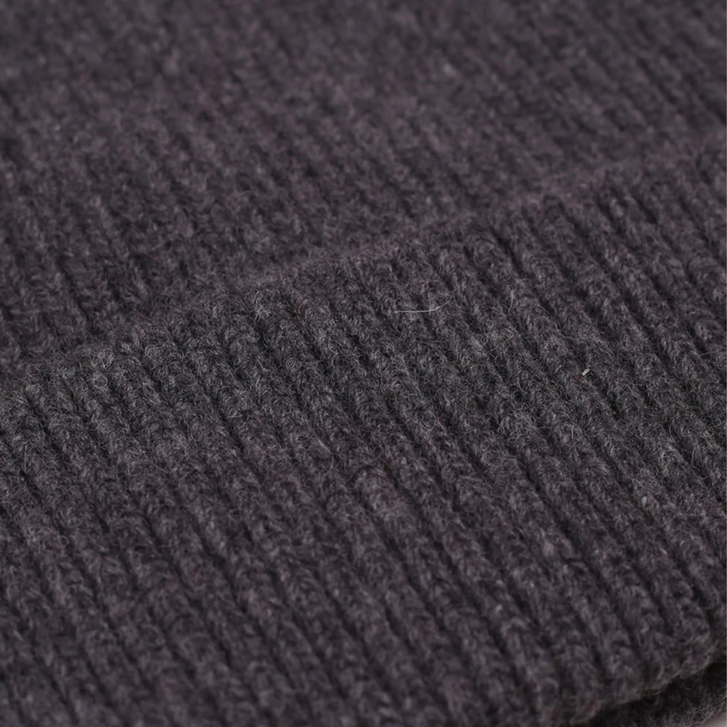 Merino Wool Beanie Lava Grey