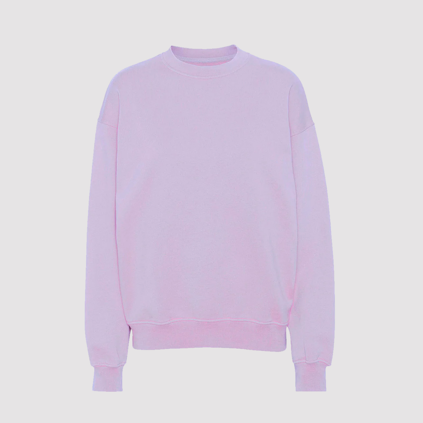 Organic Oversized Crew Soft Lavender