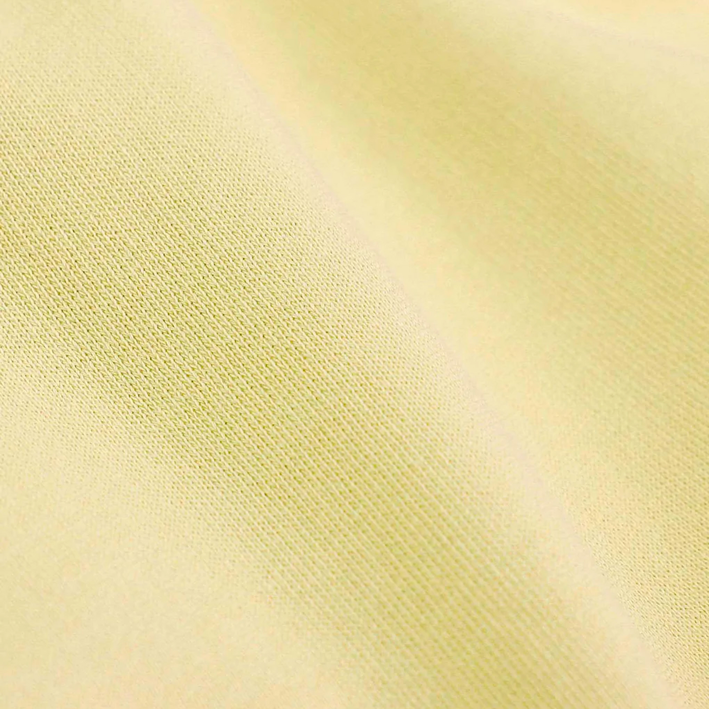 Organic Oversized Crew Soft Yellow