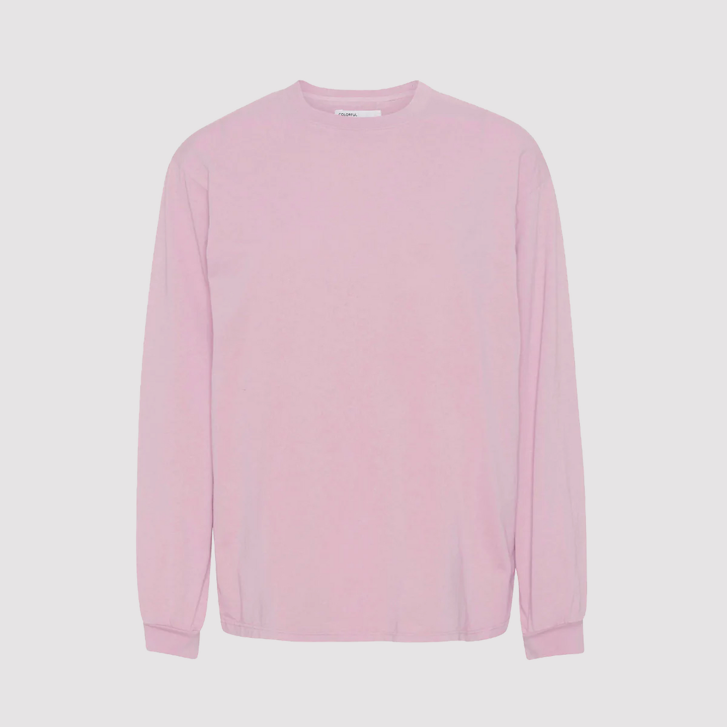 Oversized Organic LS T-Shirt Faded Pink