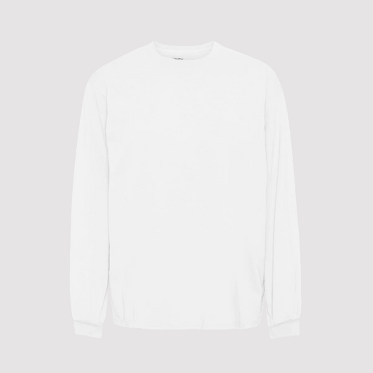 Oversized Organic LS T-Shirt Optical White
