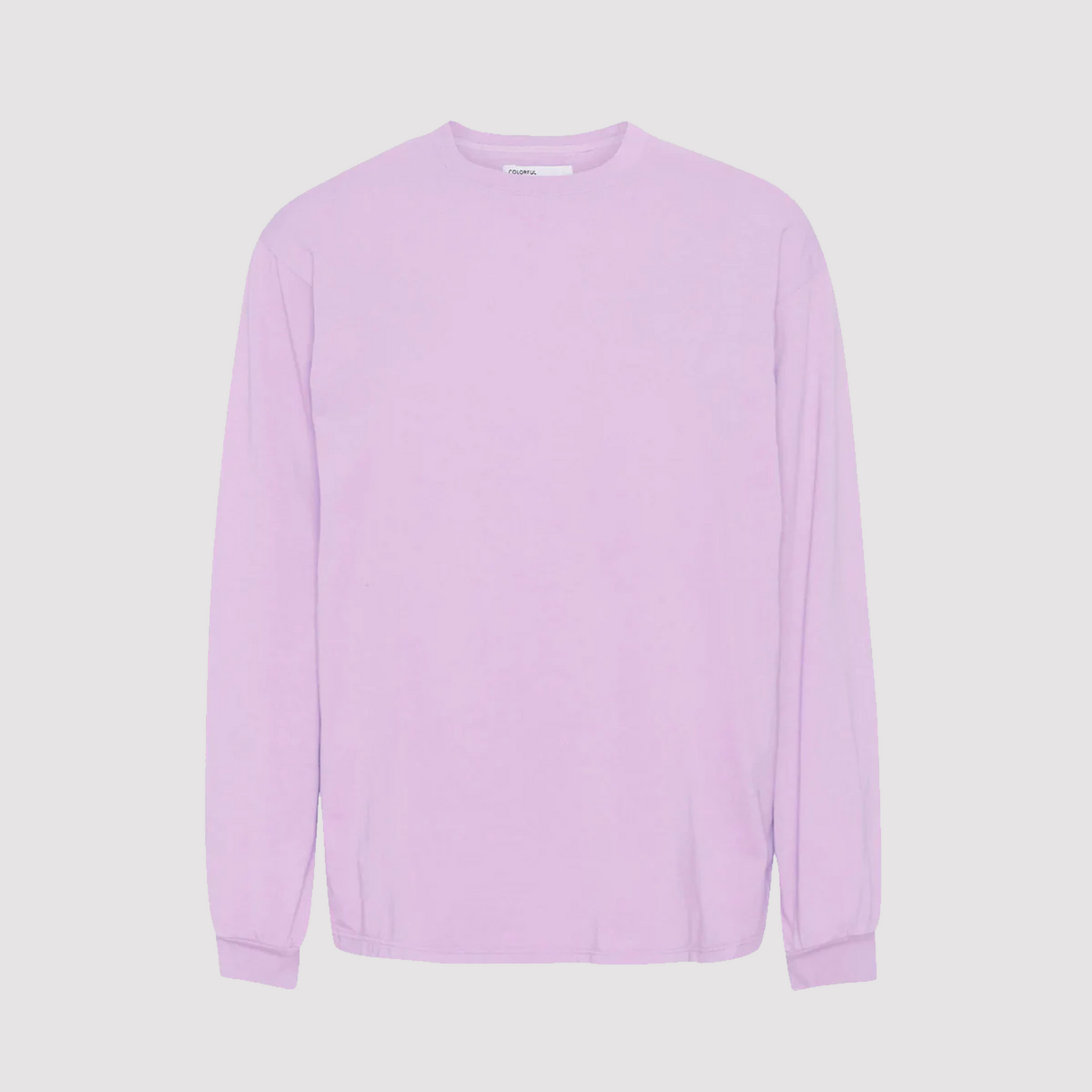 Oversized Organic LS T-Shirt Soft Lavender