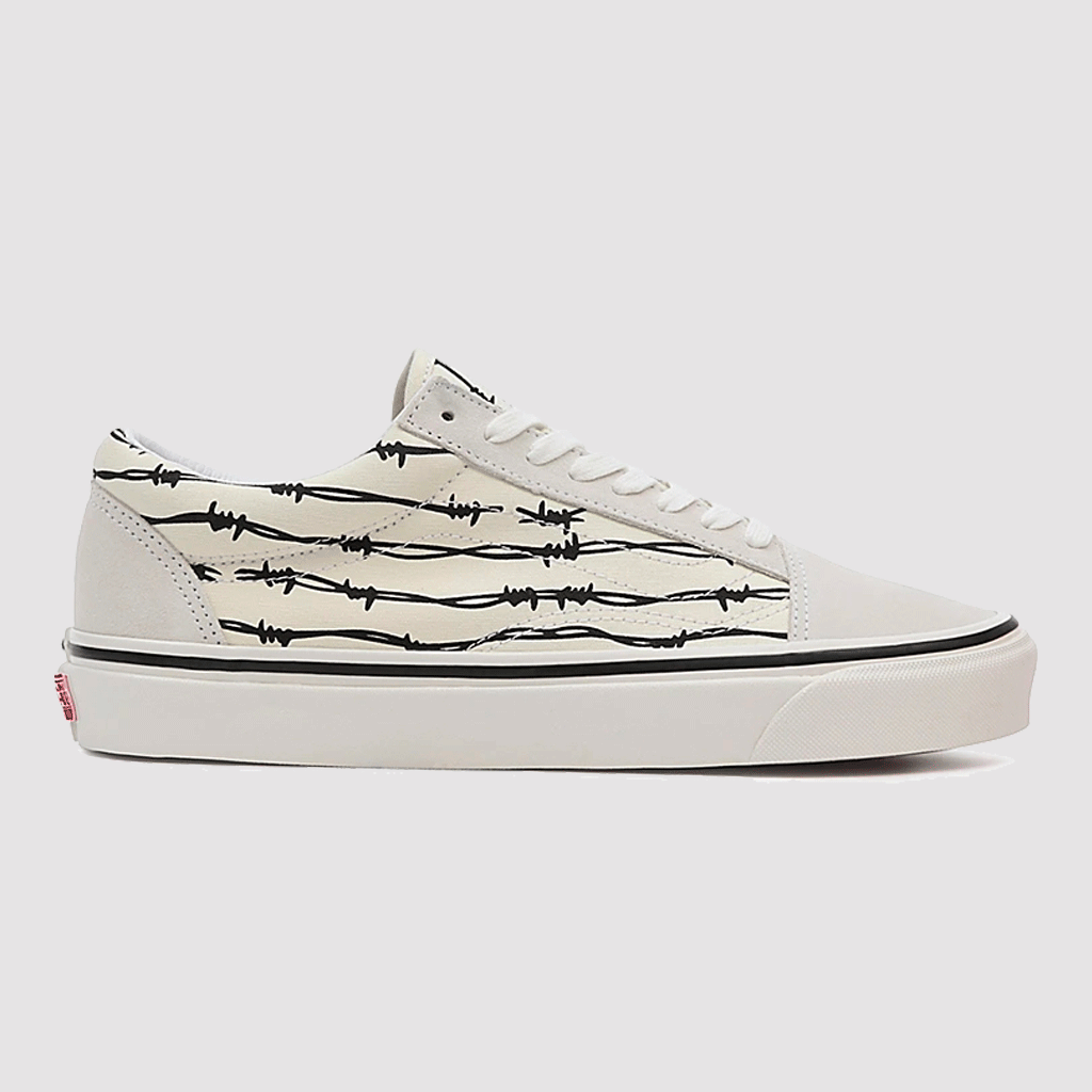 UA Old Skool 36 DX White / Black / Og Barbed Wire