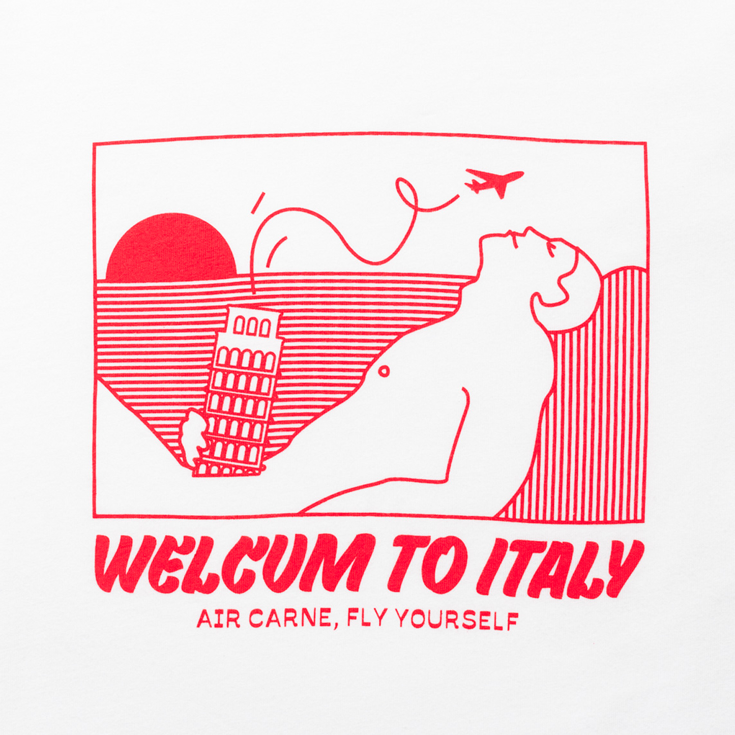 Welcum To Italy T-Shirt White