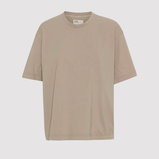 Oversized Organic T-Shirt Desert Khaki