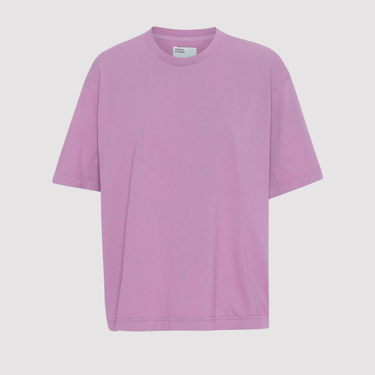 Oversized Organic T-Shirt Soft Lavender