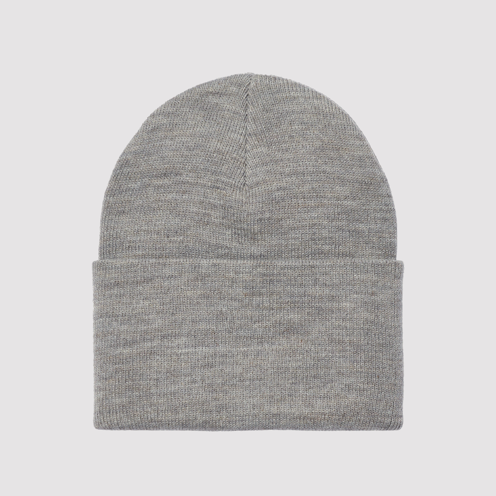 Acrylic Watch Hat Grey Heather