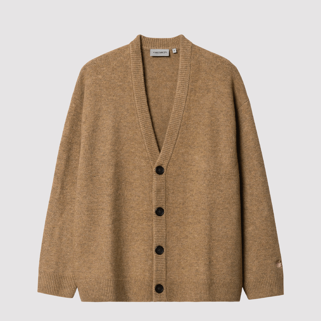 Albion Cardigan Jasper Heather