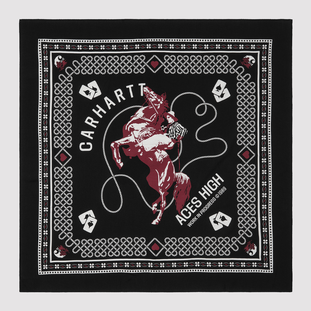 Big Buck Bandana Souvenir Print Black